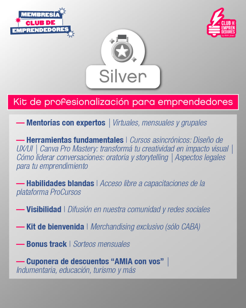 MEMBRESÍA SILVER
